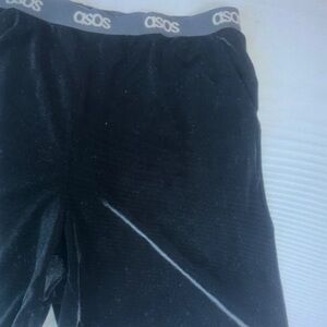 ASOS Charcoal Velvet Trousers